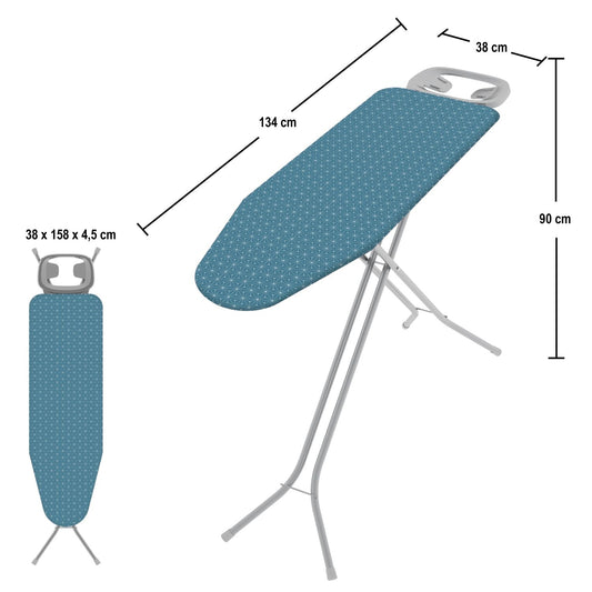 Tabla de planchar, 114x36cm, Tabla de planchar plegable, altura regulable en 5 posiciones hasta 90cm, Colombo CUPIDO , 2