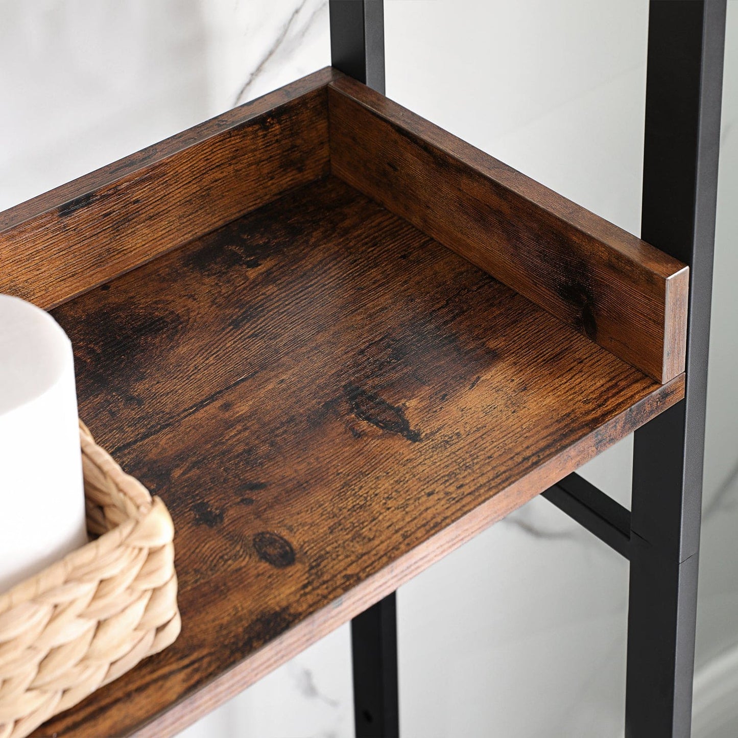 Vasagle Estantería de 3 Niveles sobre el Inodoro para Baño