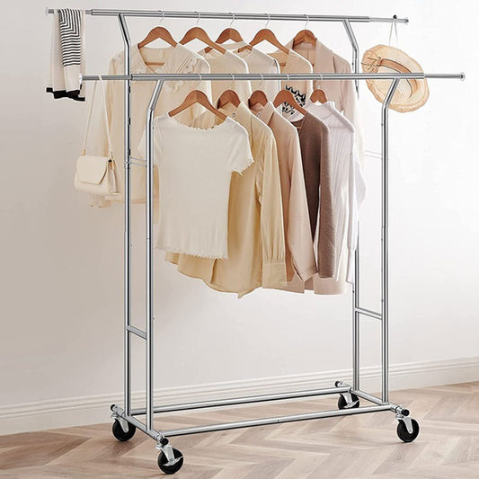 Burro Ropa Resistente, con Doble Barra, Hasta 110 kg, Songmics, 1