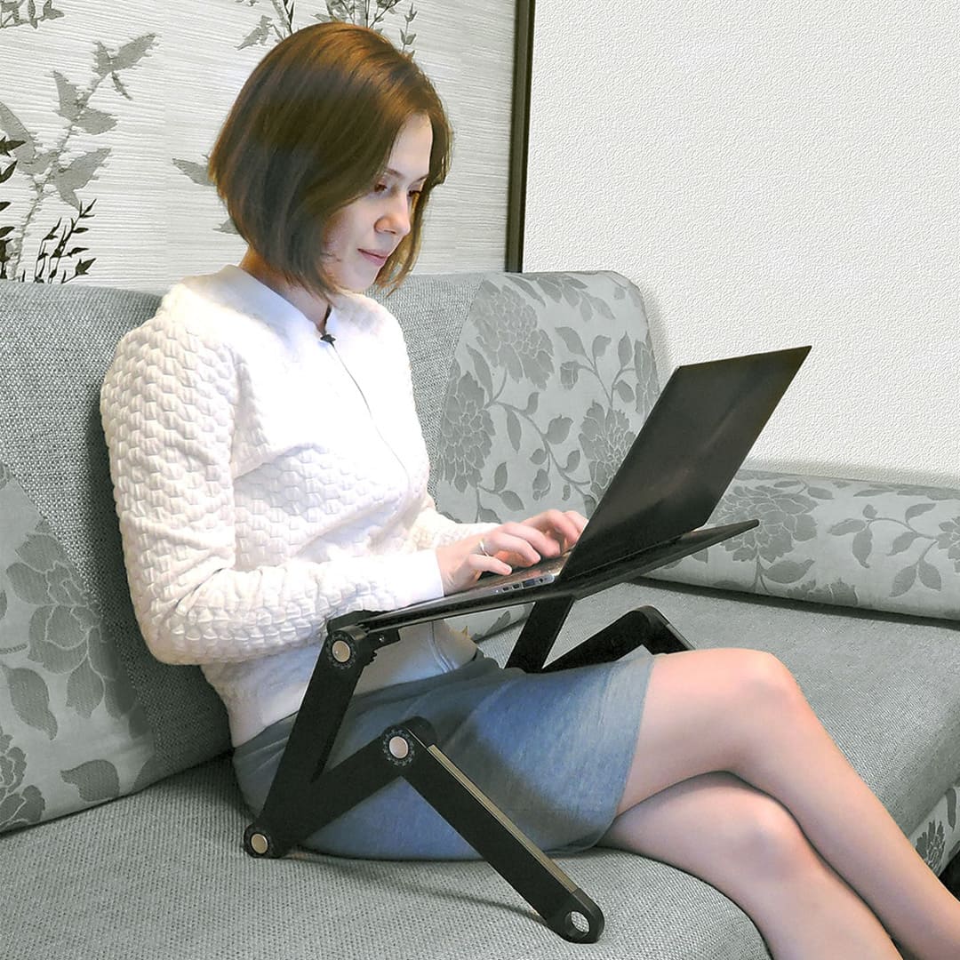 Mesa de Ordenador Portátil Multifuncional Ajustable, WonderWorker Newton - soporte portatil, soporte para portatil, 2