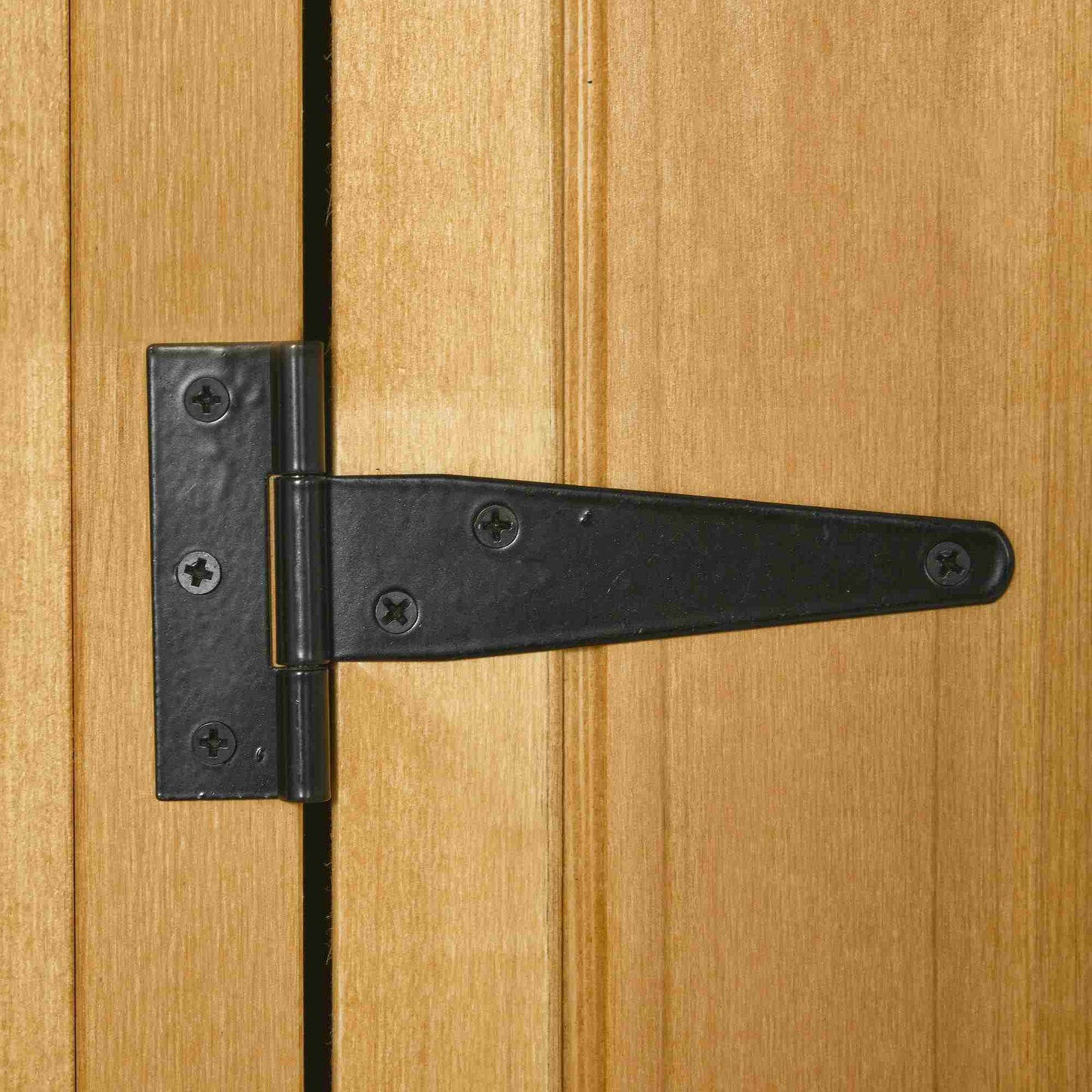 Cobertizo jardin, Cabaña de madera, Caleta garden, con 3 Estantes y 2 Puertas con Cerrojo para Patio Terraza Outsunny, 7