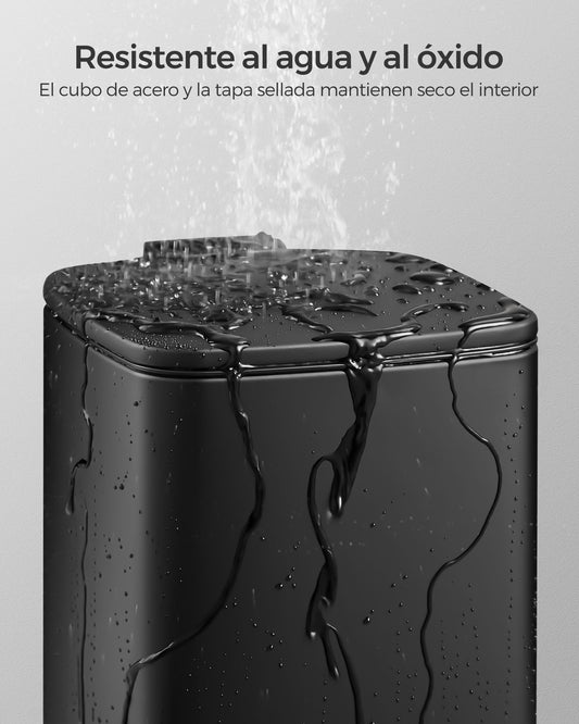 Cubo de Basura, de Baño, 8 L, Cubo basura cocina, con Pedal, para Espacios Pequeños, con Tapa de Cierre Suave, SONGMICS, 1