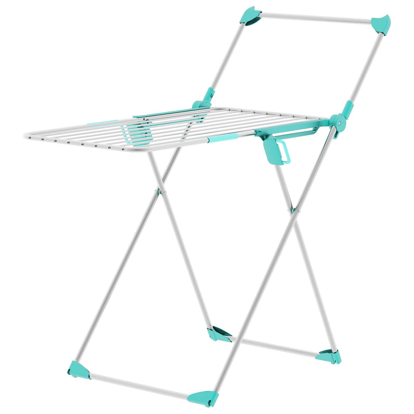 Tendedero Plegable, Tendedero para Interior, Resistente y Plegable y con Barra para Ropa, con Ruedas, Colombo Olympo, 1