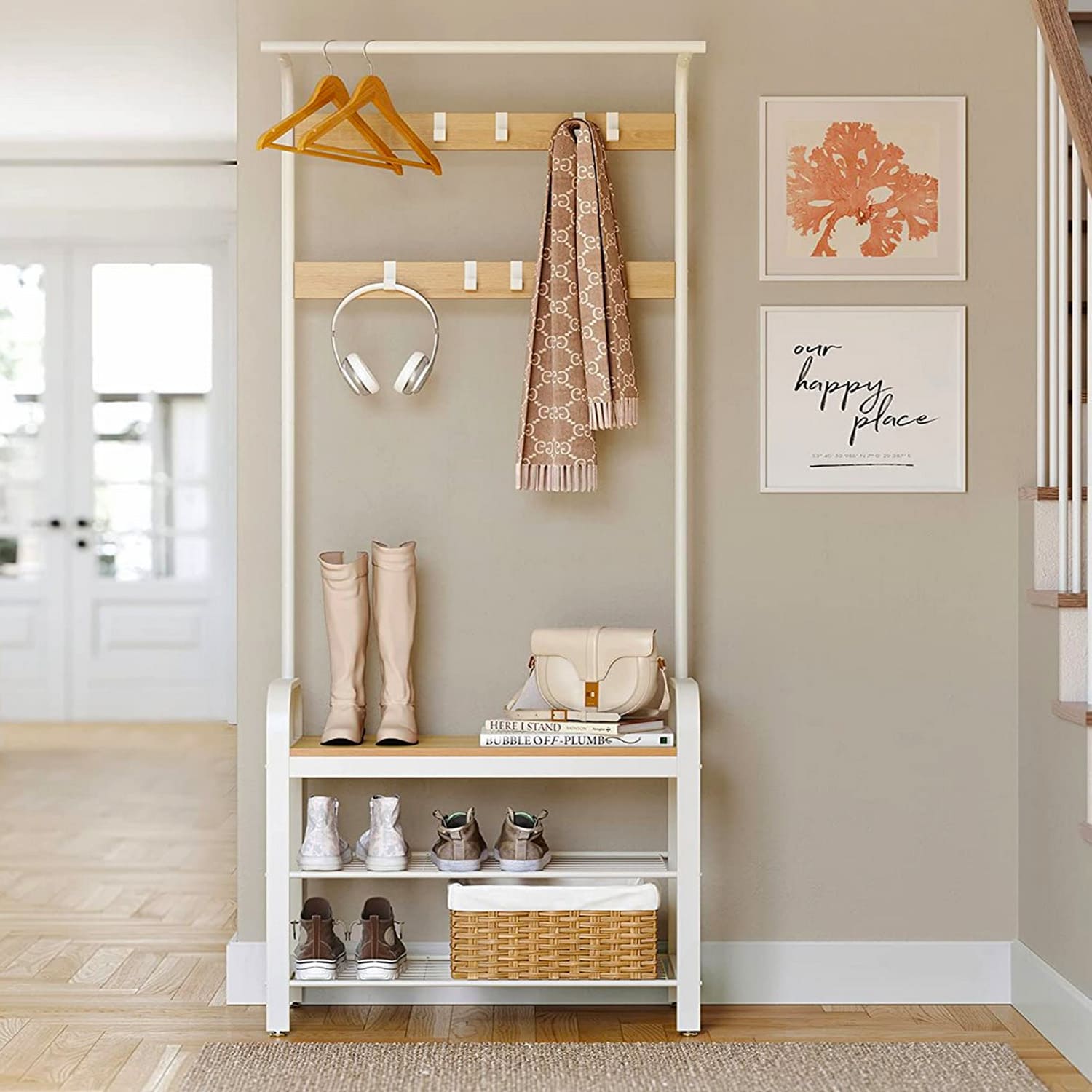 Perchero Entrada, Perchero con Zapatero, Vasagle –