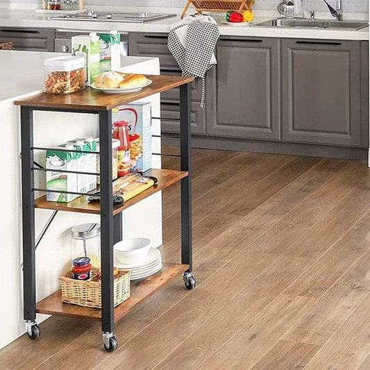 Carrito cocina, Carrito con ruedas - soporte microondas, Carrito de Servicio, camareras con ruedas