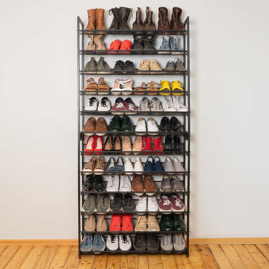 Zapatero, 12 Niveles, Zapatero alto y estrecho, Zapatero Metálico, Tatkraft Eiffel, 3