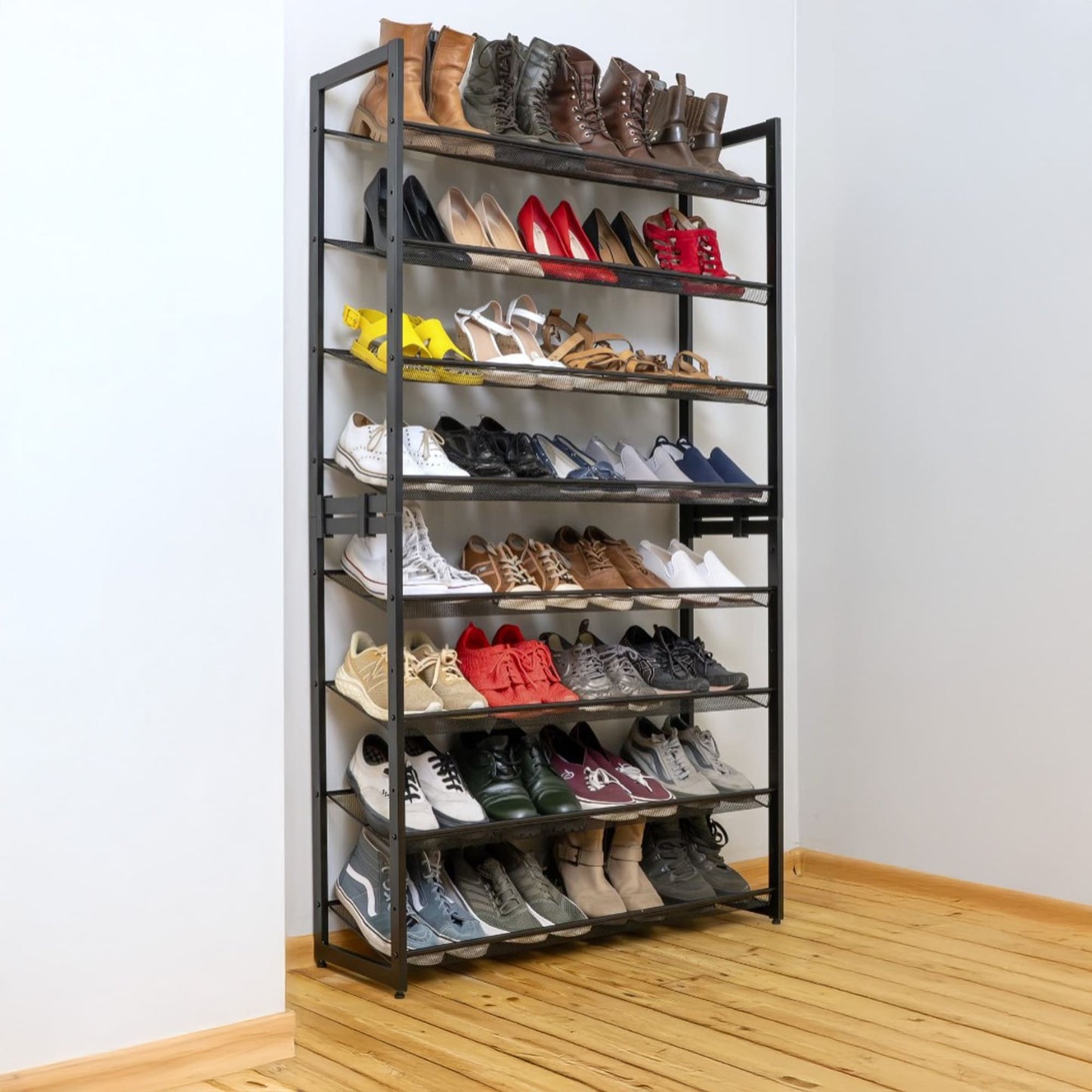 Zapatero, 8 Niveles, Zapatero alto y estrecho, Zapatero Metálico, Tatkraft Giza, 1