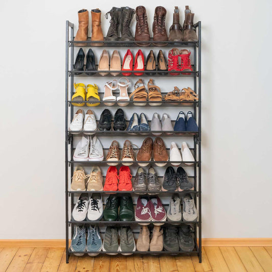 Zapatero, 8 Niveles, Zapatero alto y estrecho, Zapatero Metálico, Tatkraft Giza, 3