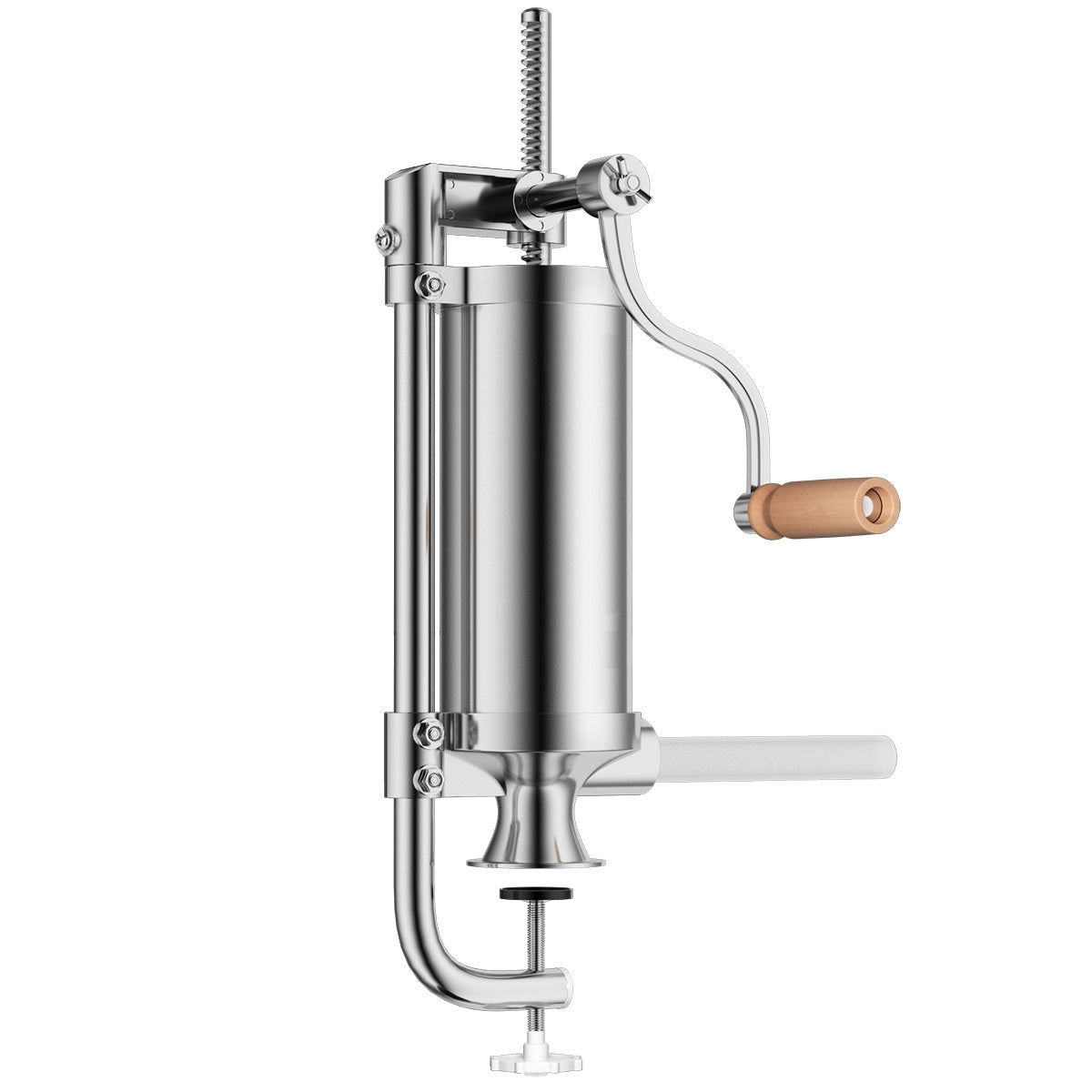 Embutidora manual, 3L, Máquina embutidora de salchichas, Jeringa de salchicha con 4 tubos de llenado, Costway, 5