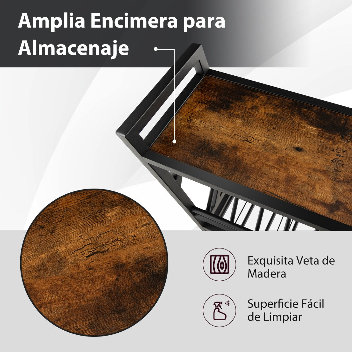 Botellero Pared, Botellero Vino, Botellero Madera, Estantería de Vino con Portabotellas 2 Niveles 3 Filas de Sujetadores, Costway, 6
