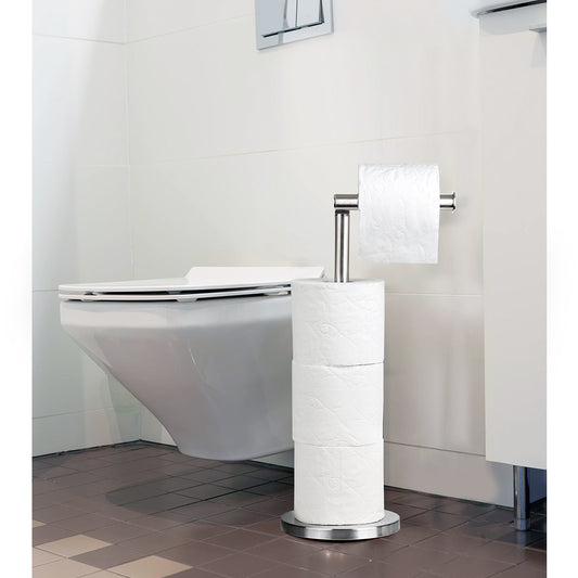 Tatkraft Kiara Portarrollos Papel Higiénico de Pie de Acero Inoxidable