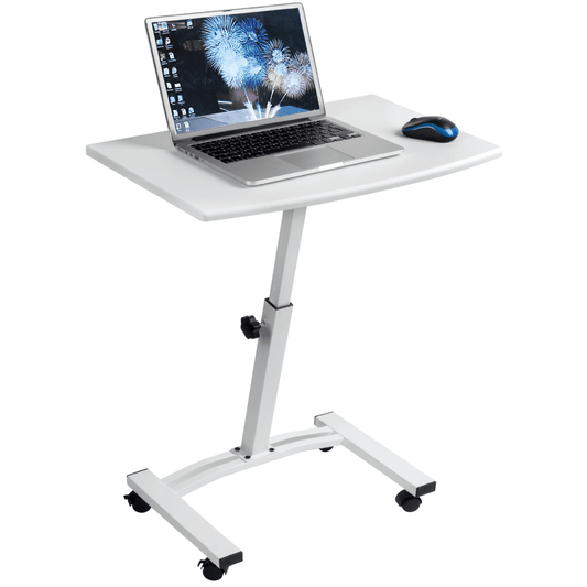 Mesa laptop, Mesa para ordenador portatil, Mesa portatil, ajustable (52-84cm), 4 ruedas, Tatkraft Cheer 