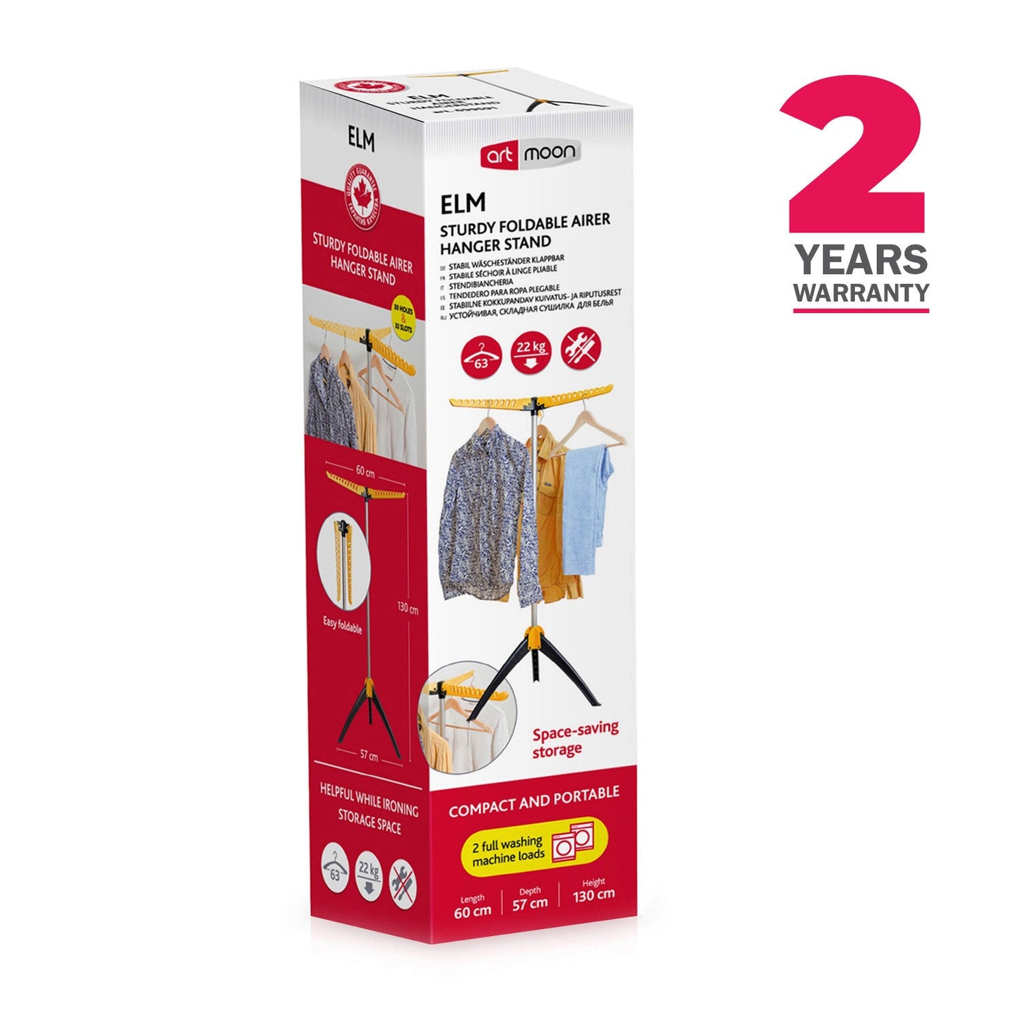 Tendedero de Pie Perchero, Tendedero Robusto con 3 Brazos