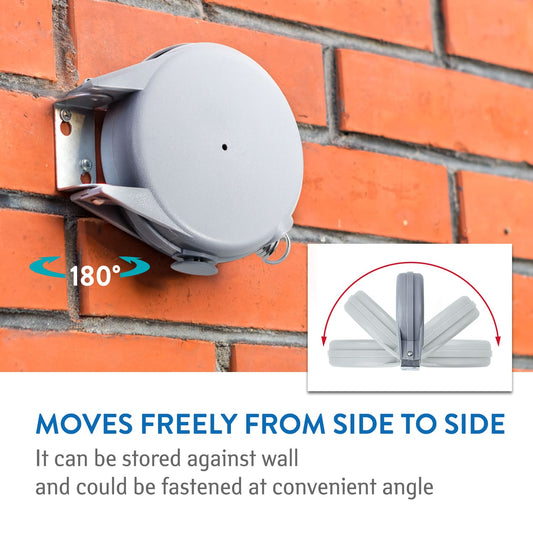 Tendedero de Cuerda Retráctil para Tender y Secar Ropa en Exteriores