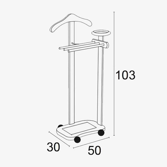 Galán de Noche para Dormitorio, Madera, Color: Blanco, ARIT ANTIMO