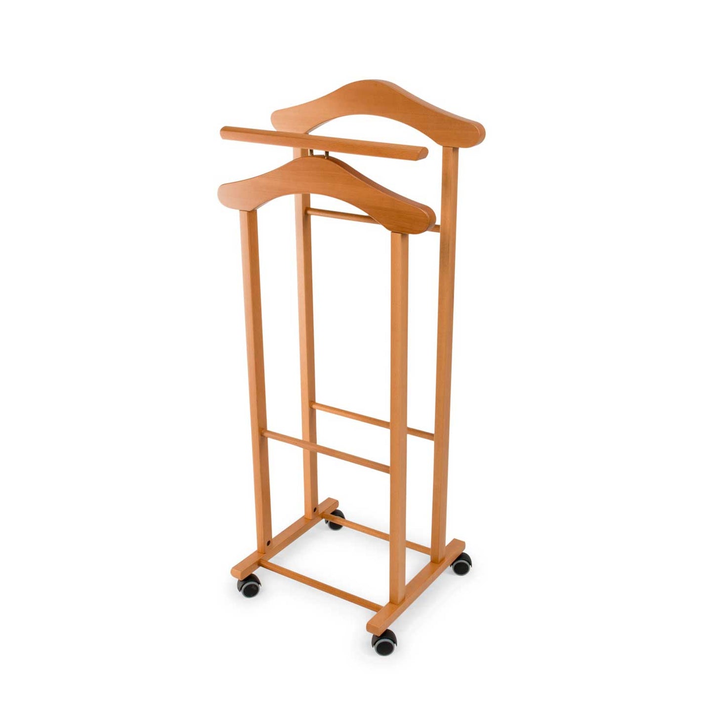 Galán de Noche para Dormitorio, Madera - Percha Doble - Color: Cerezo, ARIT TRENDY, 4