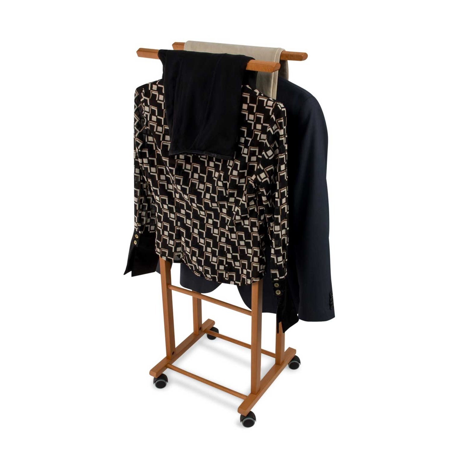 Galán de Noche para Dormitorio, Madera, Color: Cerezo, ARIT CLEVER, 3