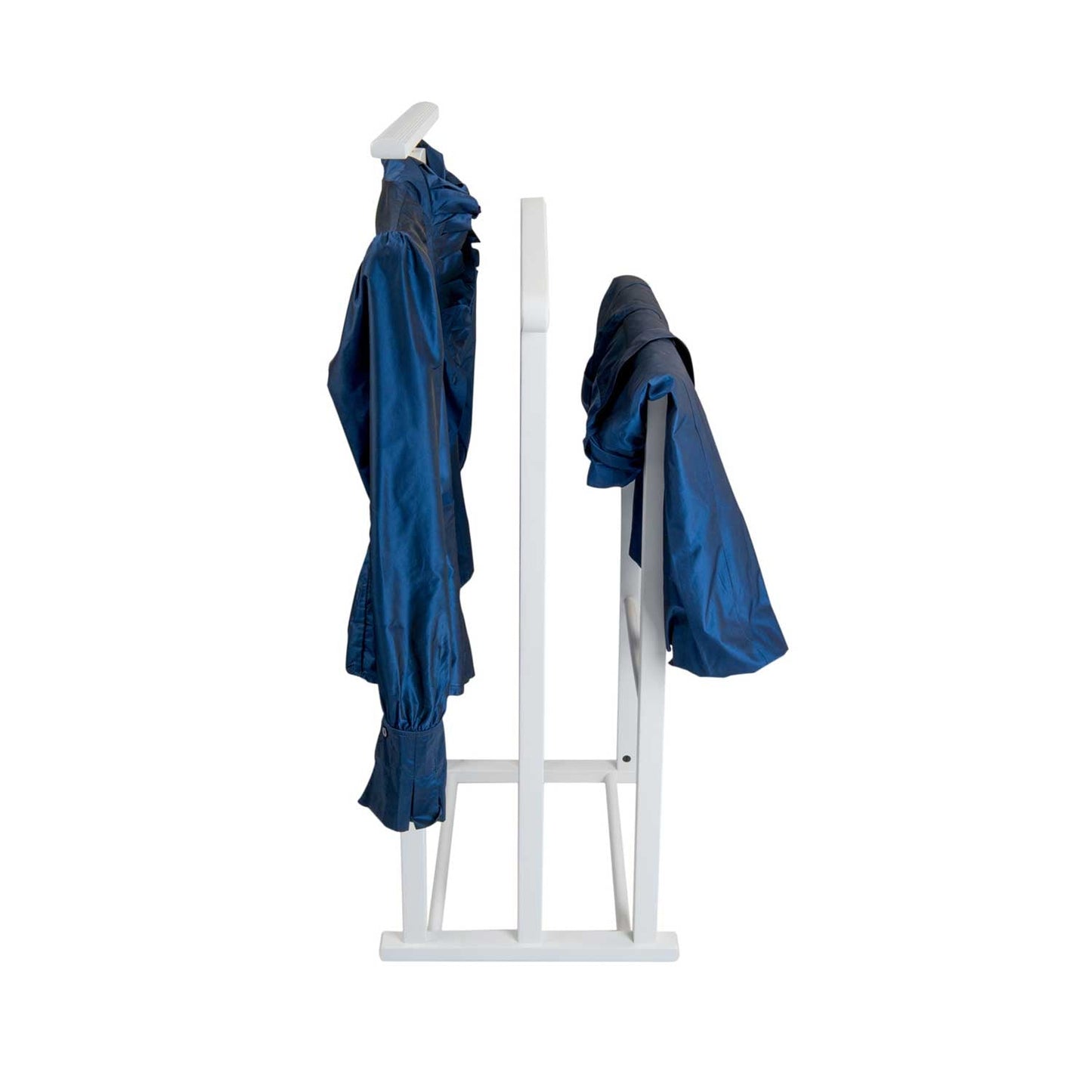 Galán de Noche para Dormitorio, Soporte Triple, Madera, Color: Blanco, ARIT MAXI, 3