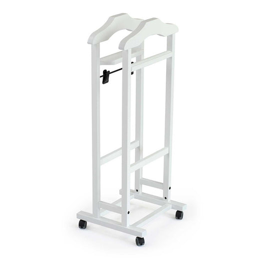 Galán De Noche Doble En Madera De Haya Maciza - Color: Blanco, ARIT MIXER