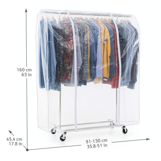 Armario de Tela, Burro para Ropa, con Ruedas, con Funda, Tatkraft Danko & Anwalt, 5