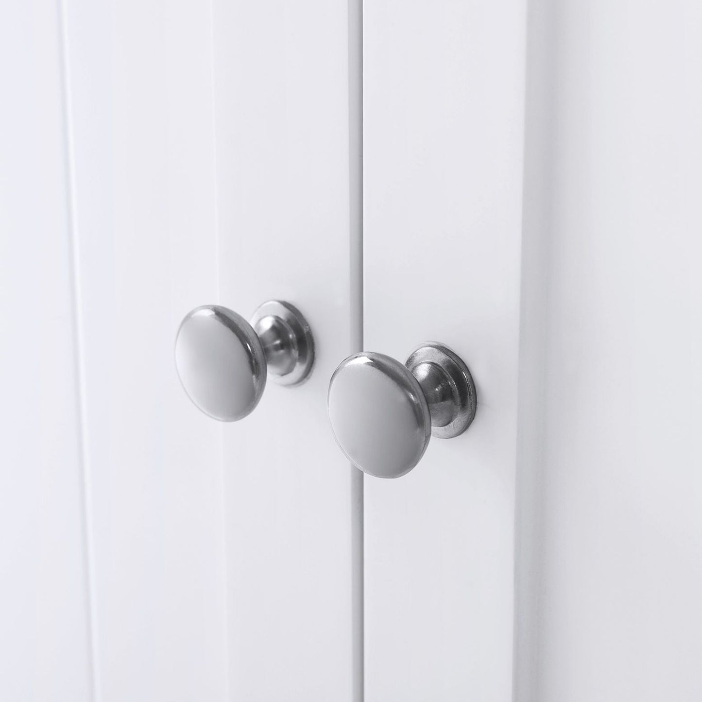 Vasagle Armario de Baño con Dos Puertas y Balda Ajustable