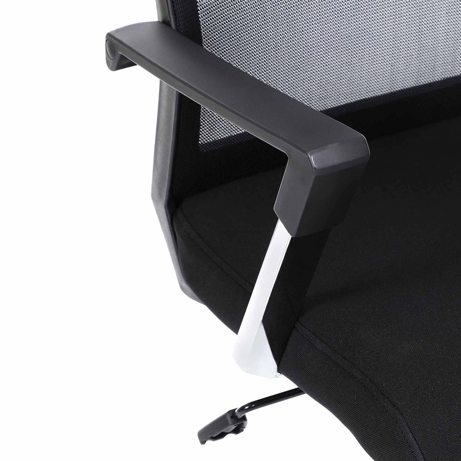 Silla Oficina, Silla escritorio, Silla ordenador, silla escritorio sin ruedas, sillas oficina, SONGMICS 3