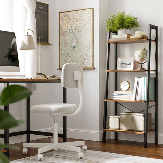 Vasagle Estantería Escalera, Librería de 4 Niveles