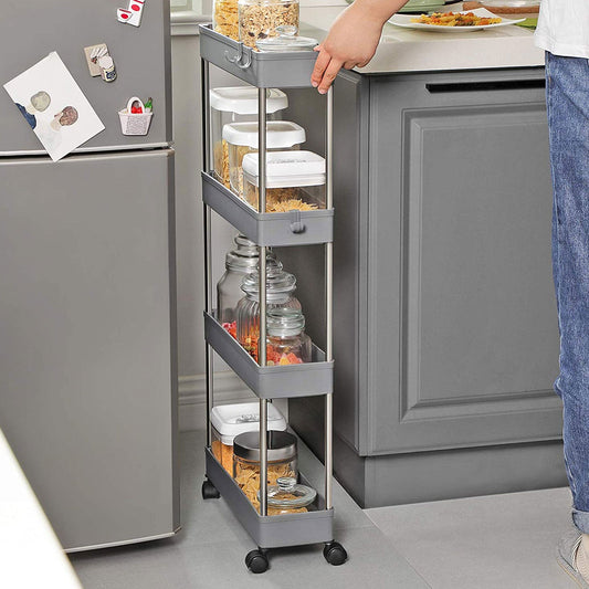 Trolley de 4 Niveles para Cocina y Baño