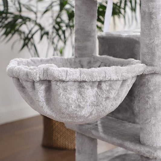 Árbol Rascador para Gatos con 3 Cuevas