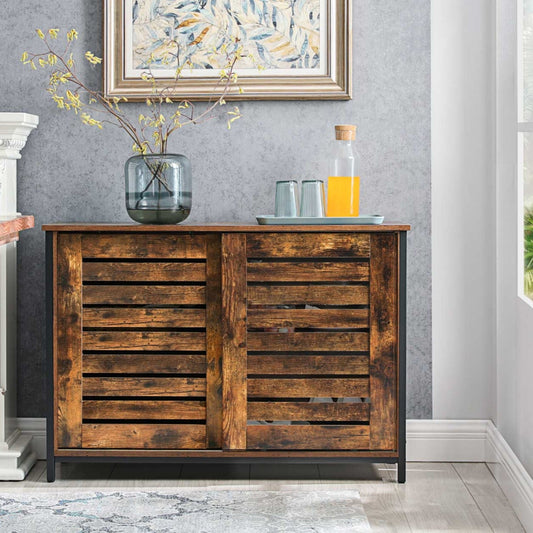 Aparador con Puertas Corredizas, Estructura de Acero