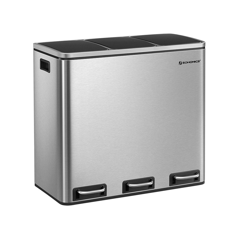 Basurero con 3 Cubetas, 3 x 18L