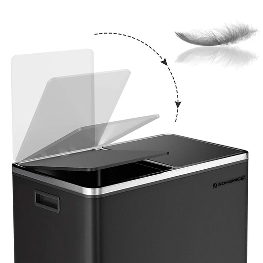 Basurero con 2 Compartimentos de 30L