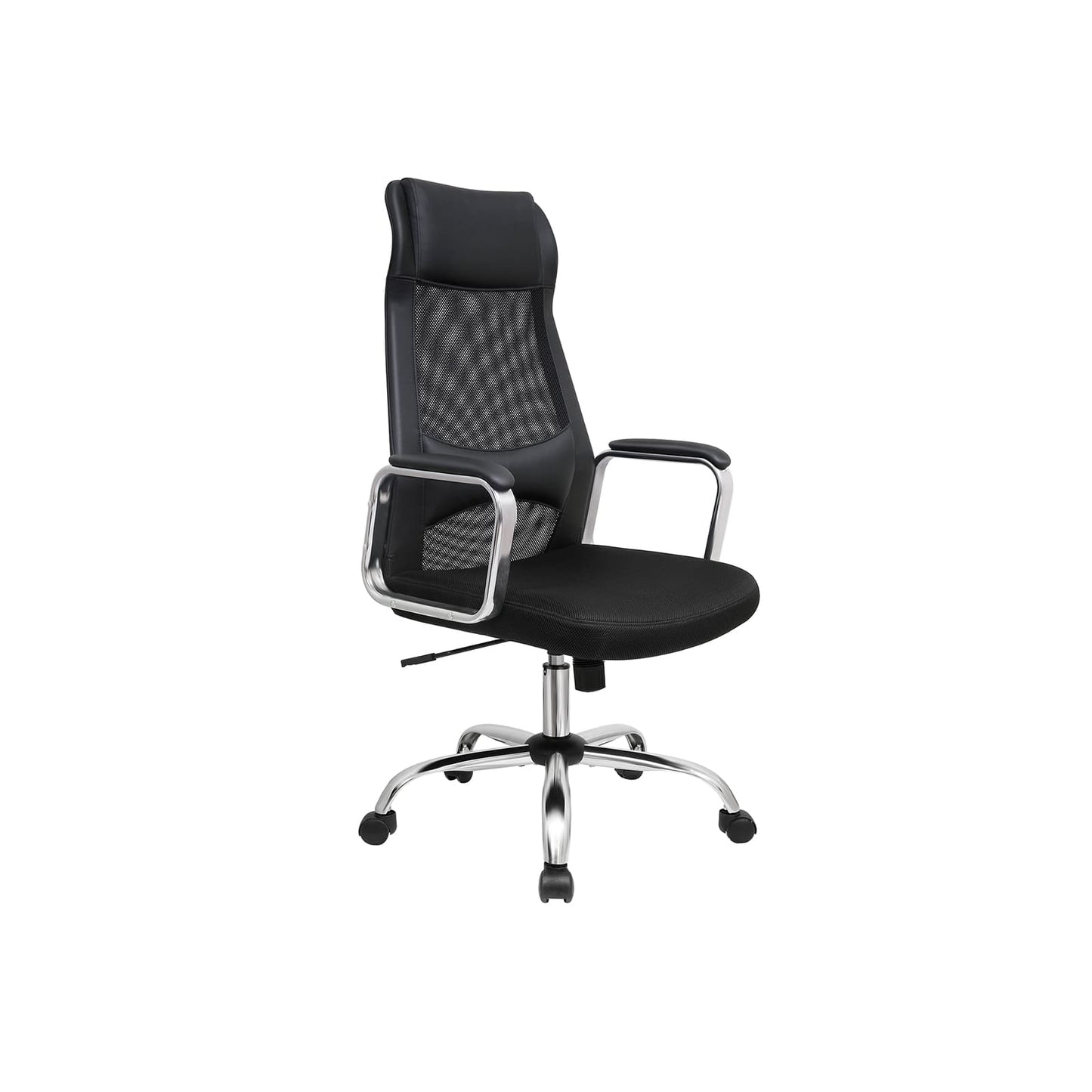 Silla de Oficina Ergonómica, Silla escritorio, Silla escritorio - 150 kg, SONGMICS, negro