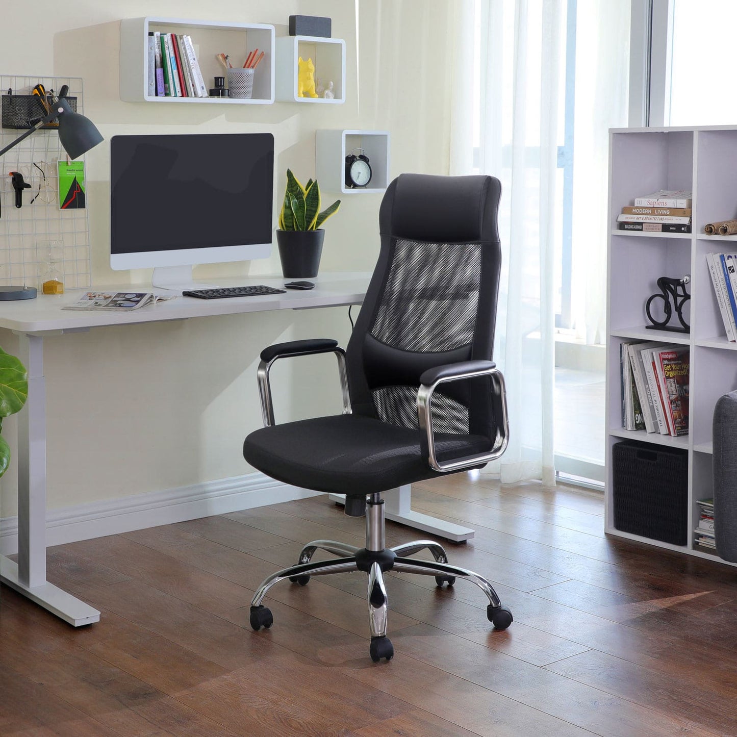 Silla de Oficina Ergonómica, Silla escritorio, Silla escritorio - 150 kg, SONGMICS, negro 3