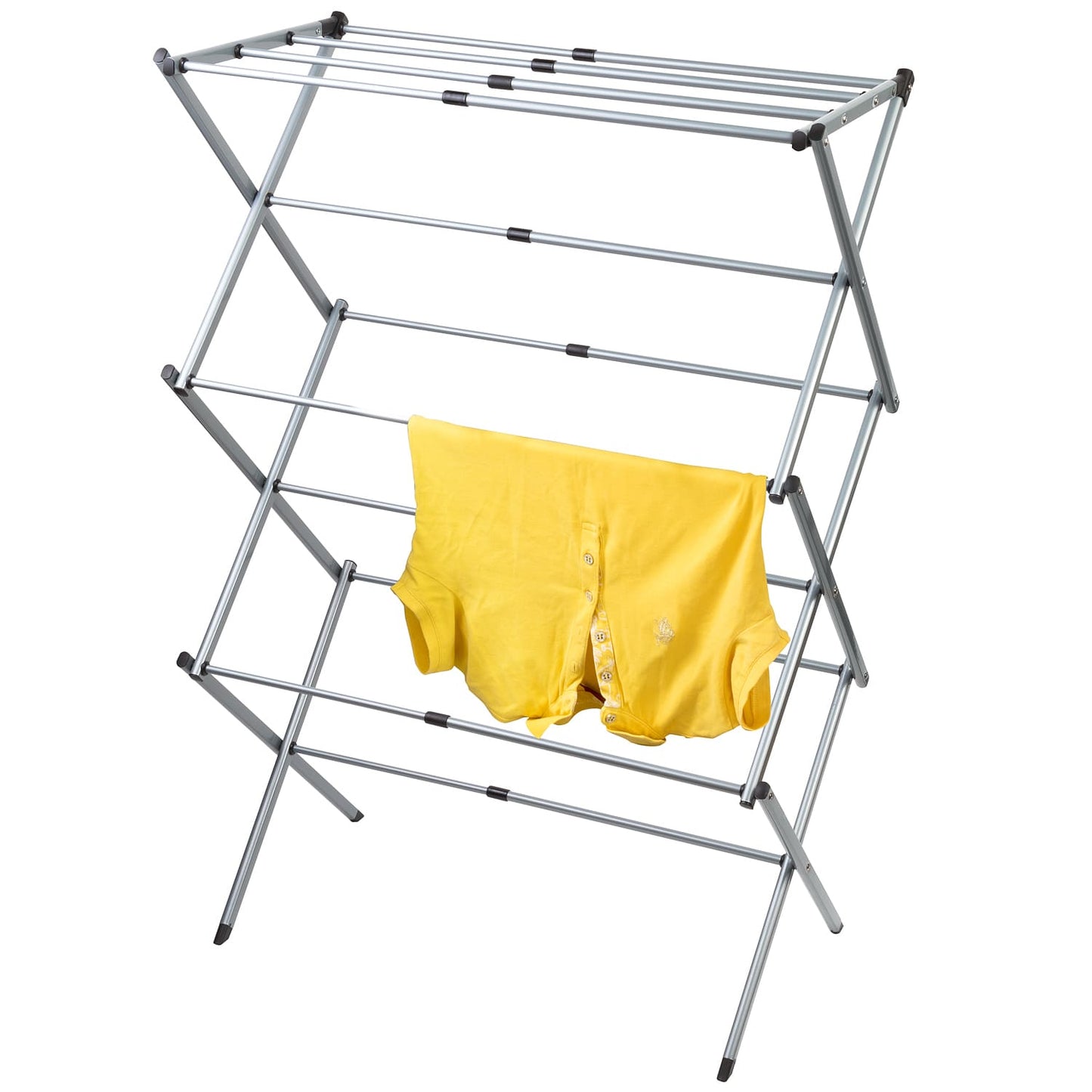 Tendedero Plegable, Tendedero de Ropa, Tendedero Portátil de Acero, Tendedero Extensible y Ajustable, art moon Gobi, 1