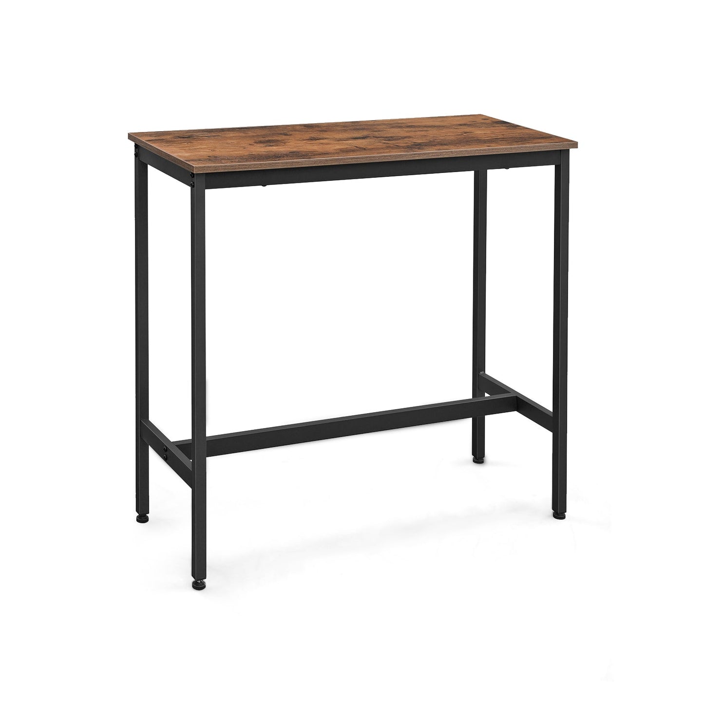 Vasagle Mesa de Bar Rectangular con Marco Metálico Robusto