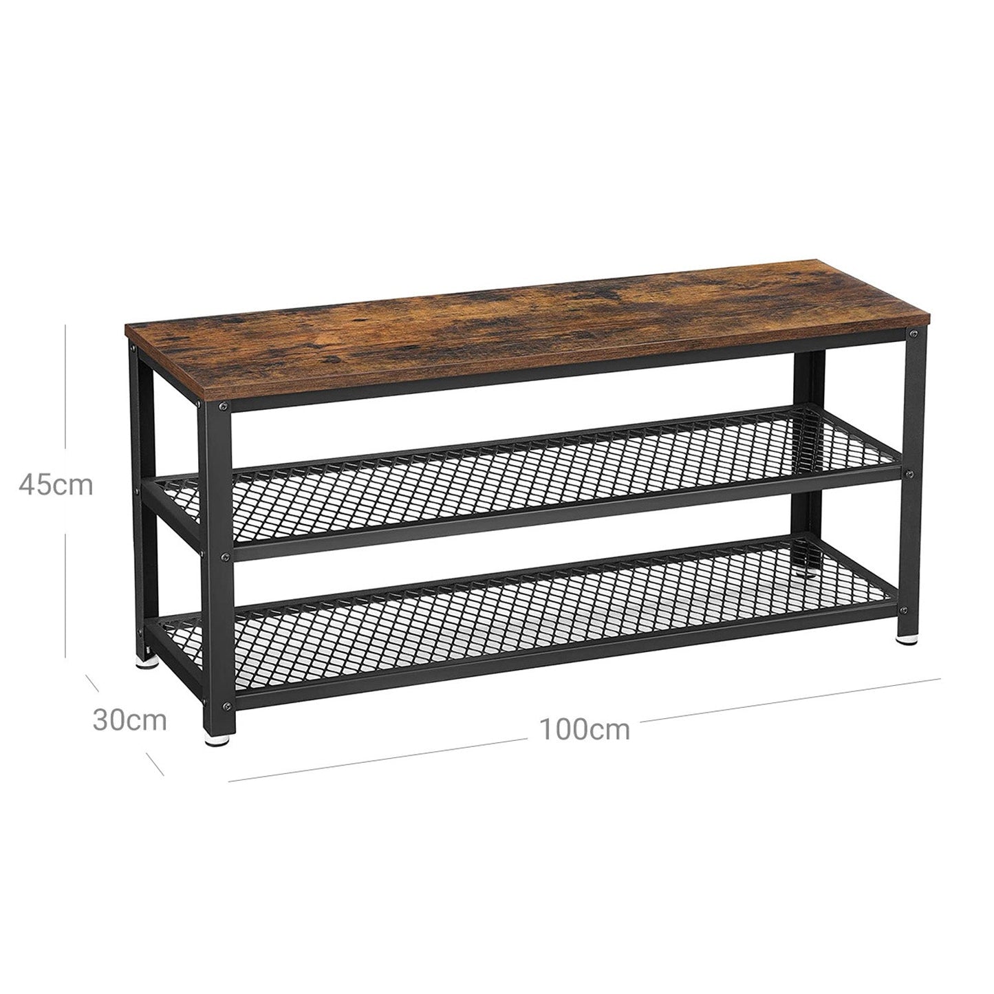 Zapatero con Asiento, 2 Niveles, Acero