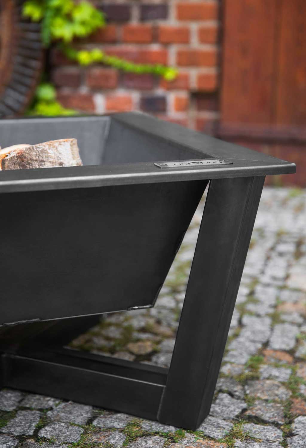 Brasero, Brasero Exterior, Brasero Jardin, Pozo de Fuego Fire Bowl, Hoguera Jardín, 70 x 70 cm, Cook King BRASIL, 6