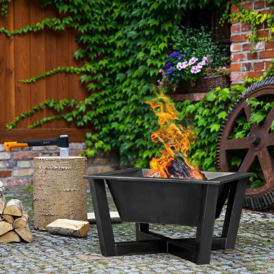 Brasero, Brasero Exterior, Brasero Jardin, Pozo de Fuego Fire Bowl, Hoguera Jardín, 70 x 70 cm, Cook King BRASIL, 2
