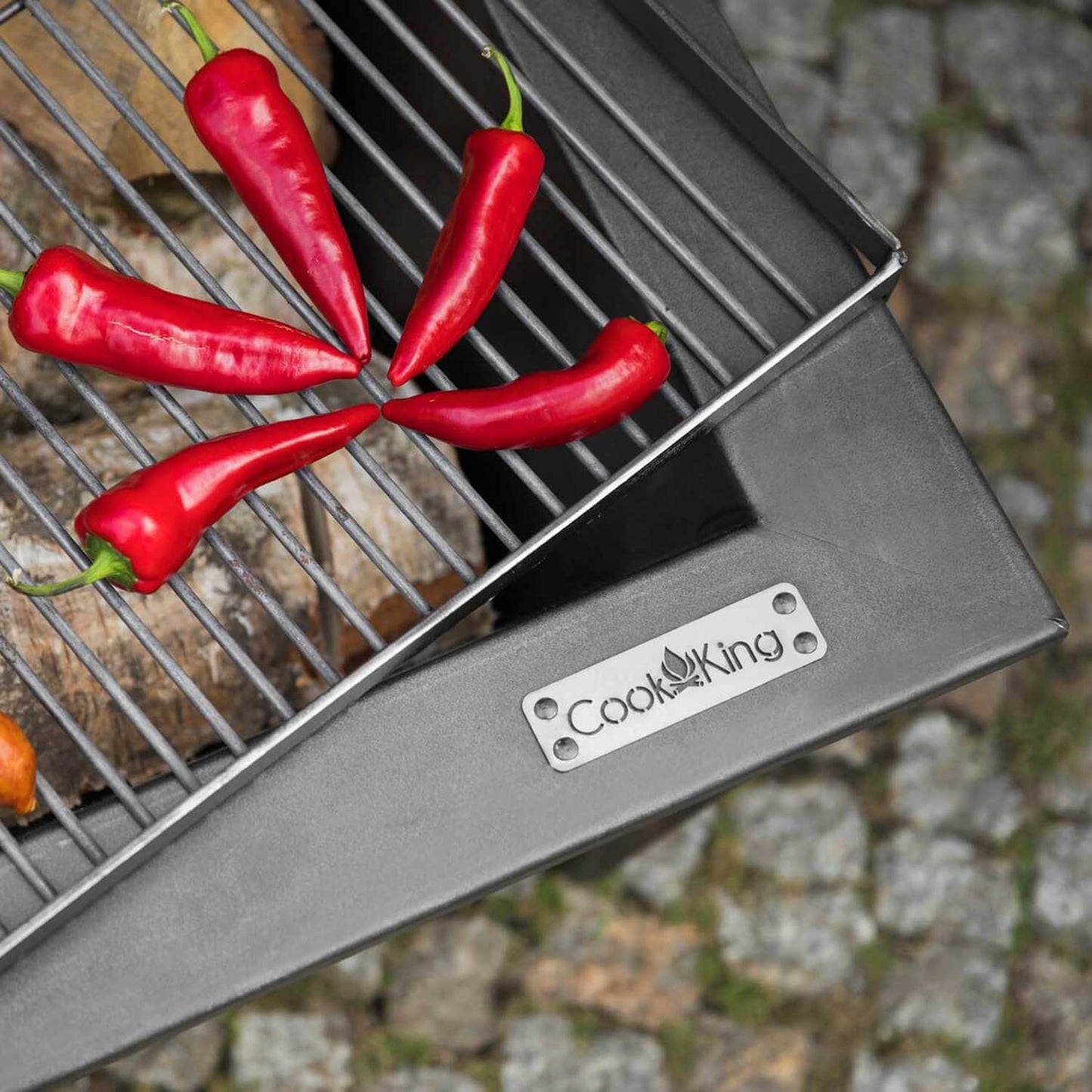 Brasero, Brasero Exterior, Brasero Jardin, Pozo de Fuego Fire Bowl, Hoguera Jardín, 70 x 70 cm, Cook King BRASIL, 3