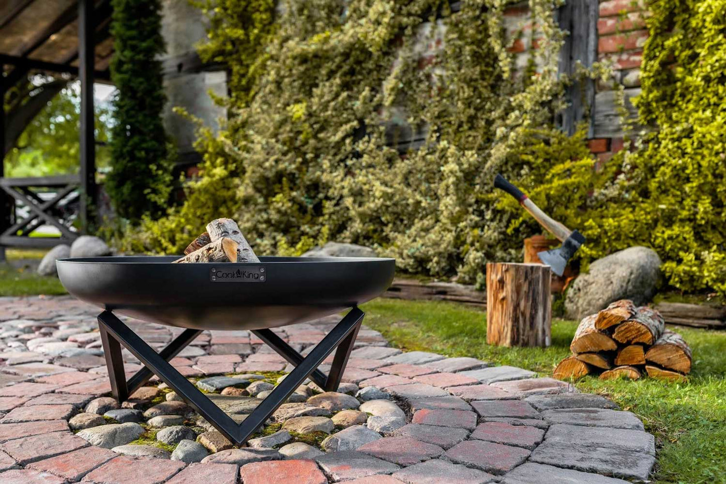 Brasero, Brasero Exterior, Brasero Jardin, Brasero de jardín «SANTIAGO» Dia. 60 cm, 70 cm, 80 cm, 100 cm, Cook King, 4