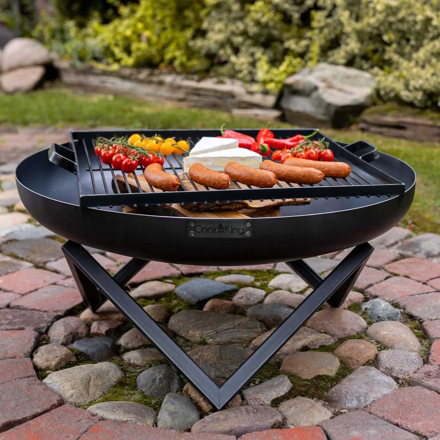 Brasero, Brasero Exterior, Brasero Jardin, Brasero de jardín «SANTIAGO» Dia. 60 cm, 70 cm, 80 cm, 100 cm, Cook King, 2