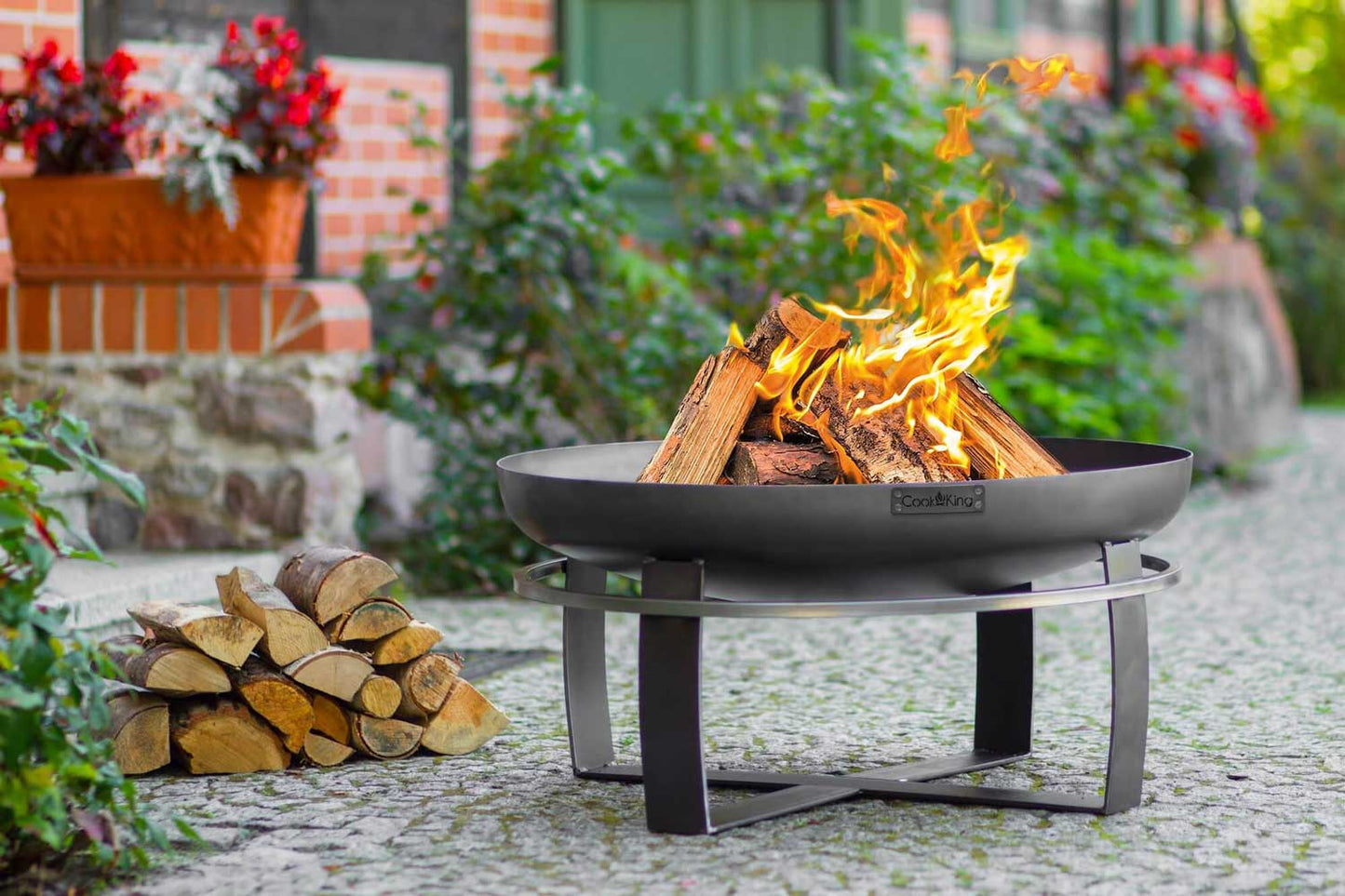 Brasero de jardín «VIKING» Dia. 60 cm, 70 cm, 80 cm, 100 cm, 3