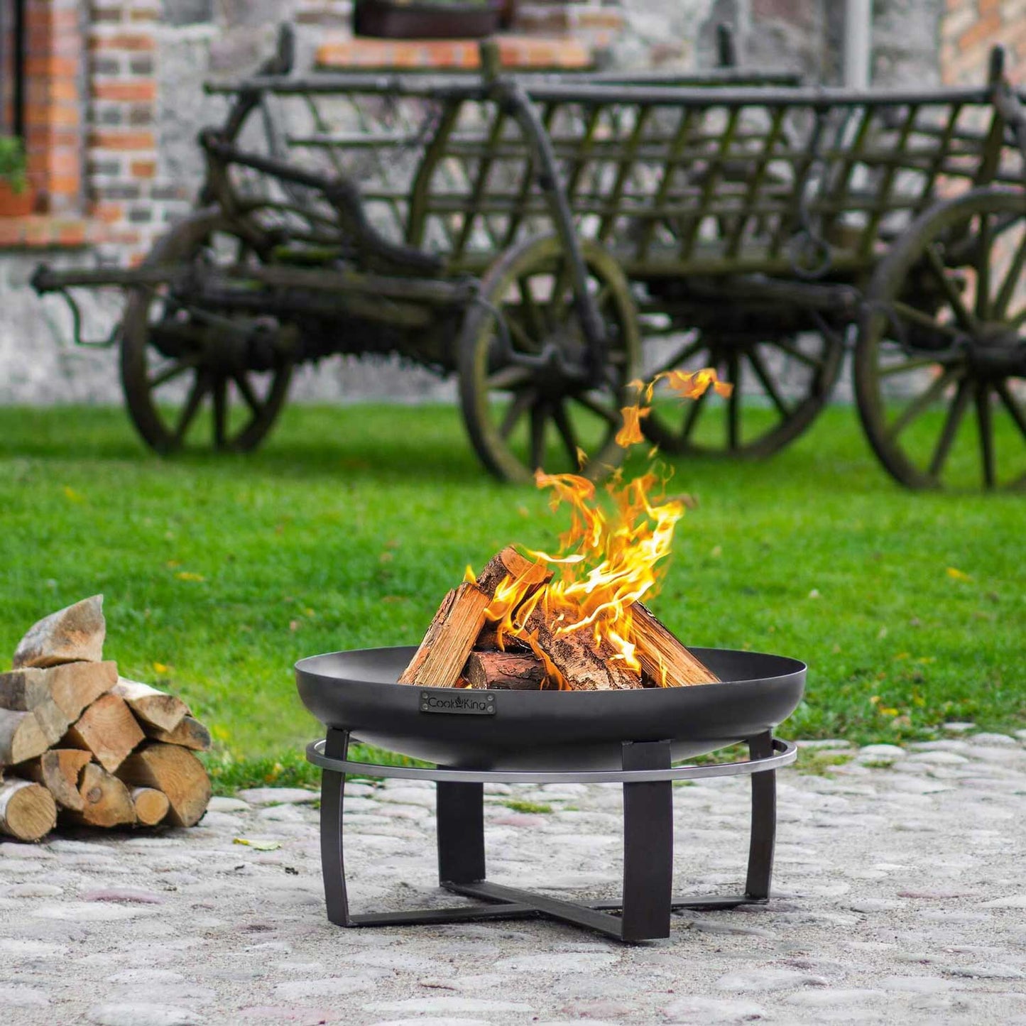 Brasero de jardín «VIKING» Dia. 60 cm, 70 cm, 80 cm, 100 cm, 4