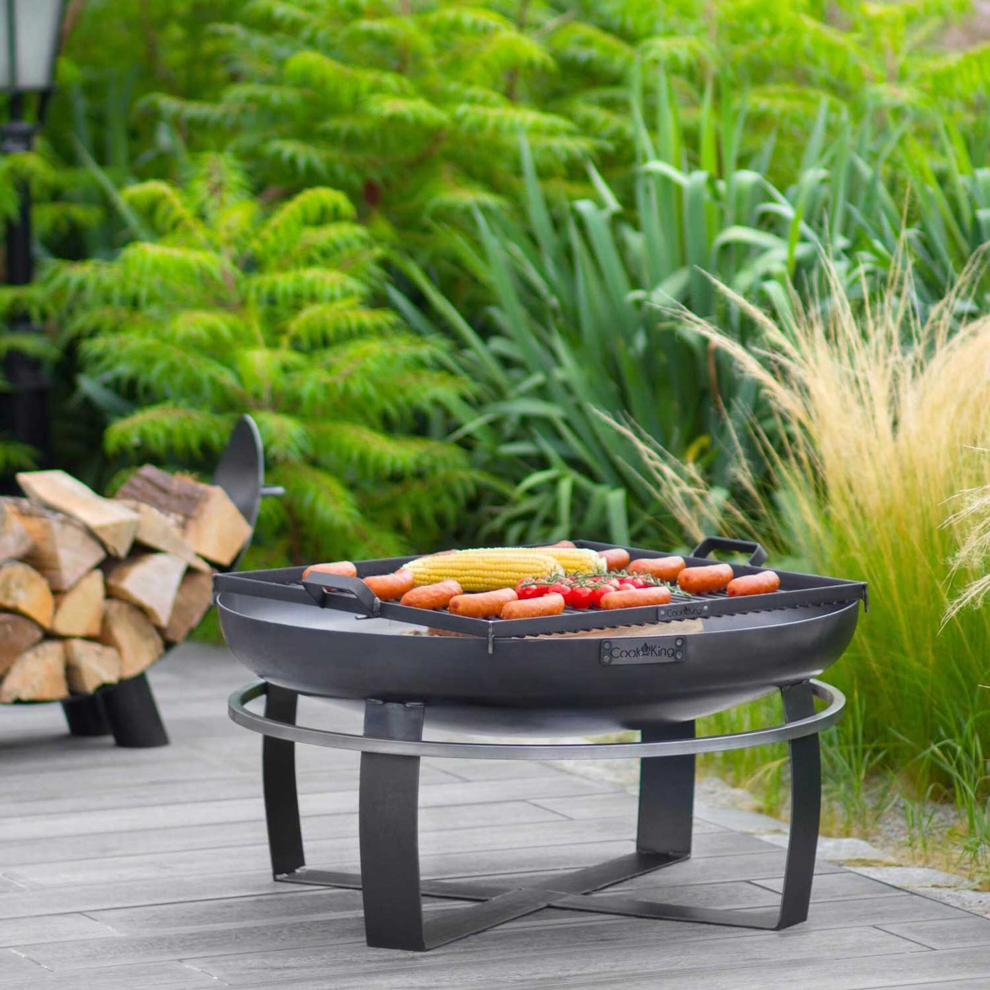 Brasero de jardín «VIKING» Dia. 60 cm, 70 cm, 80 cm, 100 cm, 10