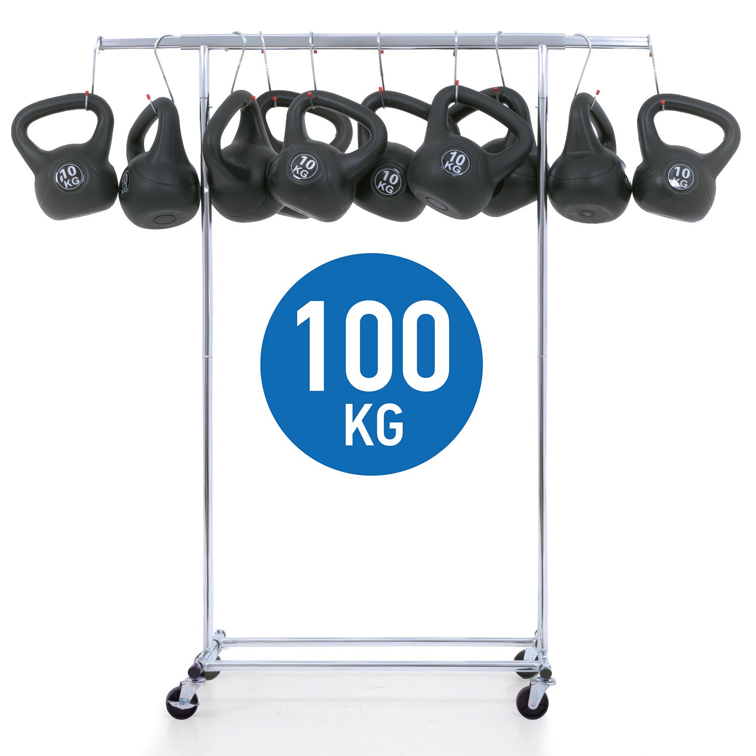 Burro Con Ruedas Perchero Burro Profesional, Burros para Ropa Resistentes – TatkraftShop.es