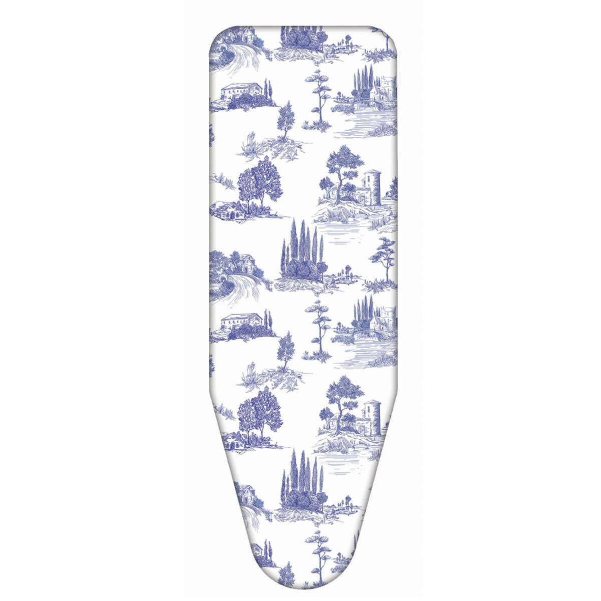 Funda Tabla Planchar, tamaño XL, 140×55 cm, 2 capas, algodón 100 % y molton, clip de fijación, Hecha en Italia, Colombo Tuscan Summer, 4