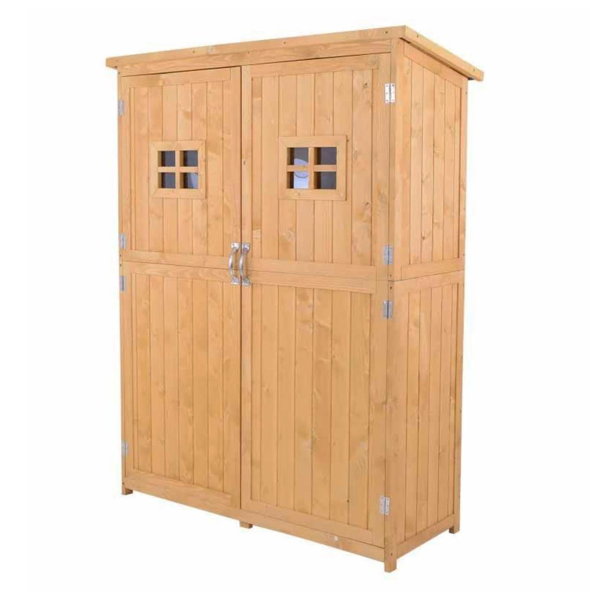 Cobertizo jardin, Caleta garden, Cabanas de madera, Cobertizo exterior, com Estates Double Puerta Ventanas Outsunny, 7