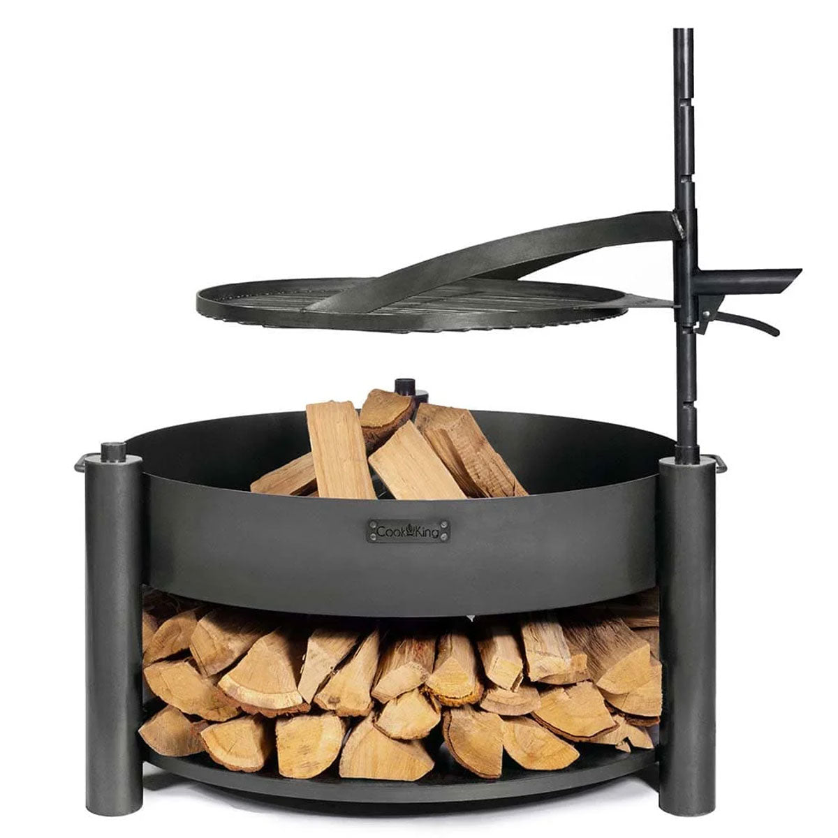 Brasero, Brasero Exterior, Ø 80 cm, Brasero Barbacoa - Cook King MONTANA X