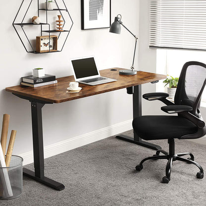 Escritorio elevable, Mesa regulable en altura, Eléctrico, 70x140x(73-114) cm, Estructura Escritorio con Motor, SONGMICS, 8